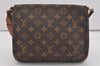 Authentic Louis Vuitton Monogram Musette Tango Shoulder Bag M51257 LV 2956I
