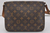 Authentic Louis Vuitton Monogram Musette Tango Shoulder Bag M51257 LV 2956I