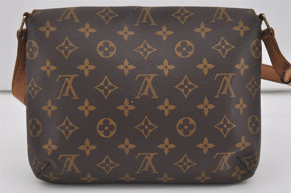 Authentic Louis Vuitton Monogram Musette Tango Shoulder Bag M51257 LV 2956I