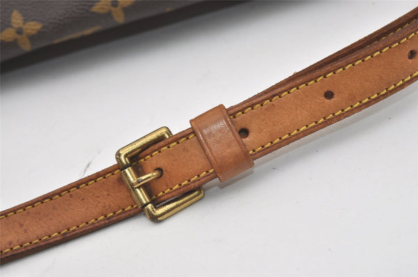 Authentic Louis Vuitton Monogram Musette Tango Shoulder Bag M51257 LV 2956I