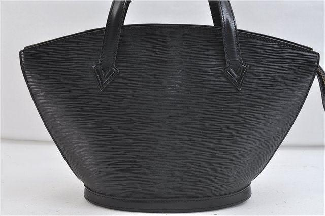 Authentic Louis Vuitton Epi Saint Jacques Hand Bag Black M52272 LV 2957D
