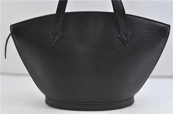 Authentic Louis Vuitton Epi Saint Jacques Hand Bag Black M52272 LV 2957D