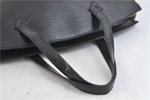 Authentic Louis Vuitton Epi Saint Jacques Hand Bag Black M52272 LV 2957D