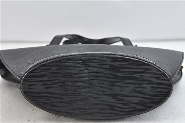 Authentic Louis Vuitton Epi Saint Jacques Hand Bag Black M52272 LV 2957D