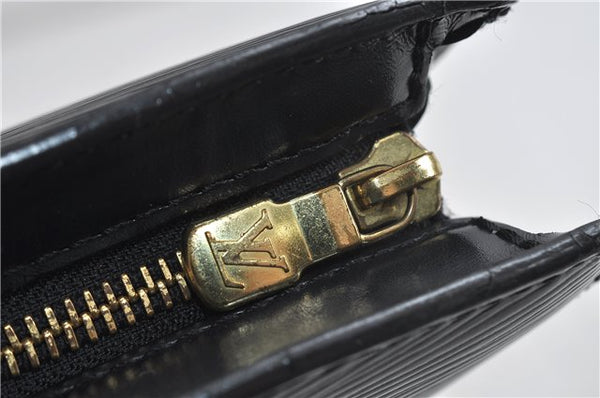 Authentic Louis Vuitton Epi Saint Jacques Hand Bag Black M52272 LV 2957D