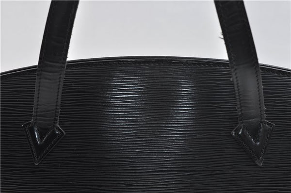 Authentic Louis Vuitton Epi Saint Jacques Hand Bag Black M52272 LV 2957D