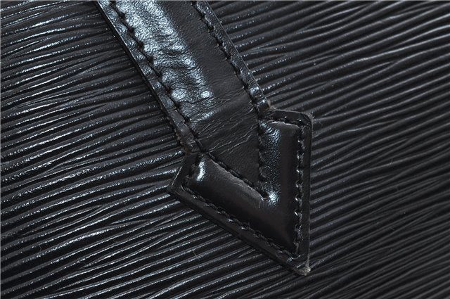 Authentic Louis Vuitton Epi Saint Jacques Hand Bag Black M52272 LV 2957D