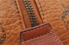 Authentic MCM Visetos Leather Vintage 2Way Shoulder Hand Bag Purse Brown 2957E