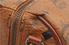 Authentic MCM Visetos Leather Vintage 2Way Shoulder Hand Bag Purse Brown 2957E