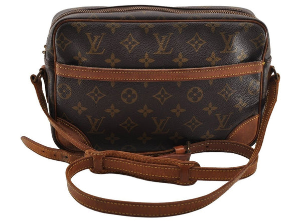 Authentic Louis Vuitton Monogram Trocadero 27 Shoulder Bag M51274 Junk 2957I