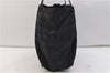 Authentic CHANEL New Travel Line Shoulder Tote Bag Nylon Leather Black 2958E