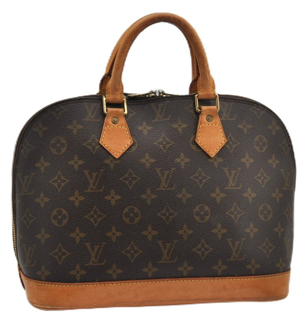 Authentic Louis Vuitton Monogram Alma Hand Bag Purse M51130 LV 2958F