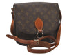 Auth Louis Vuitton Monogram Saint Cloud GM Shoulder Cross Bag Old Model LV 2958I
