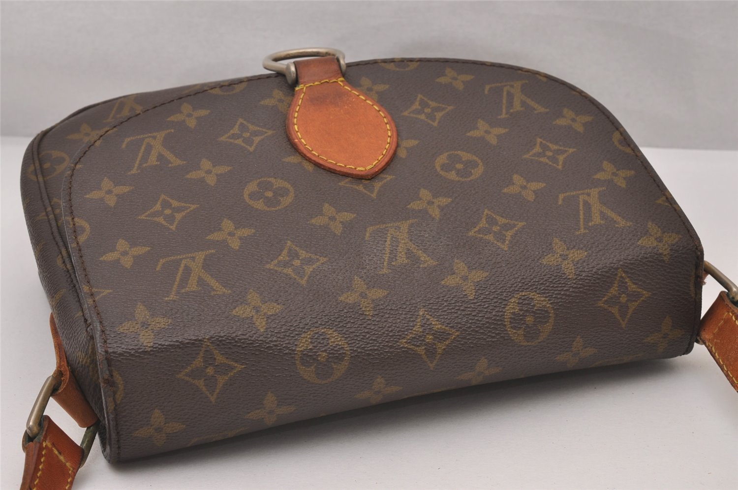 Auth Louis Vuitton Monogram Saint Cloud GM Shoulder Cross Bag Old Model LV 2958I