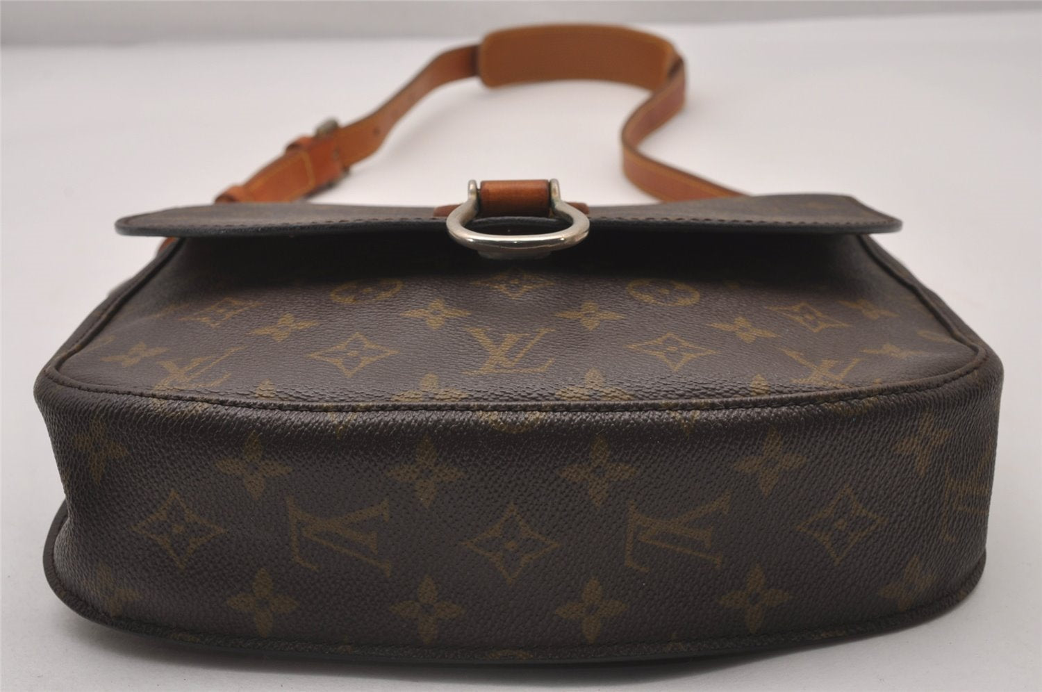 Auth Louis Vuitton Monogram Saint Cloud GM Shoulder Cross Bag Old Model LV 2958I