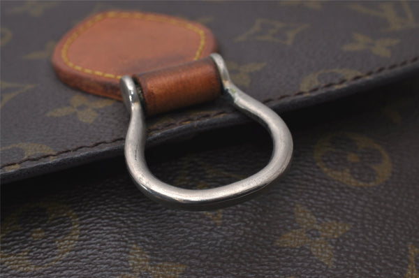 Auth Louis Vuitton Monogram Saint Cloud GM Shoulder Cross Bag Old Model LV 2958I