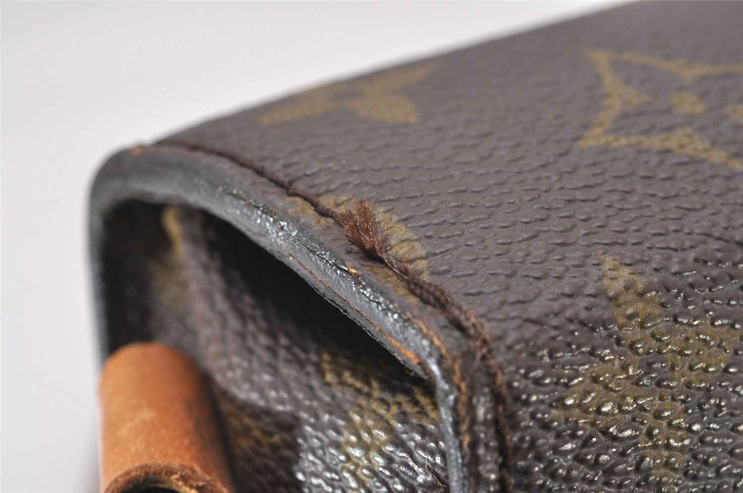 Auth Louis Vuitton Monogram Saint Cloud GM Shoulder Cross Bag Old Model LV 2958I