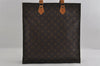 Authentic Louis Vuitton Monogram Sac Plat Hand Tote Bag M51140 LV Junk 2959I