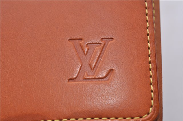 Authentic LOUIS VUITTON Nomade Agenda MM Day Planner Cover Brown R20473 LV 2961C