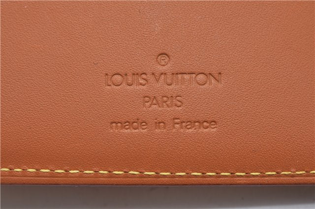 Authentic LOUIS VUITTON Nomade Agenda MM Day Planner Cover Brown R20473 LV 2961C