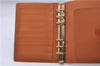 Authentic LOUIS VUITTON Nomade Agenda MM Day Planner Cover Brown R20473 LV 2961C