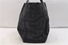 Authentic CHANEL New Travel Line Shoulder Tote Bag Nylon Leather Black 2961E