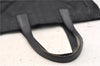 Authentic CHANEL New Travel Line Shoulder Tote Bag Nylon Leather Black 2961E