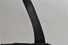Authentic CHANEL New Travel Line Shoulder Tote Bag Nylon Leather Black 2961E