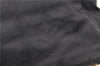 Authentic CHANEL New Travel Line Shoulder Tote Bag Nylon Leather Black 2961E