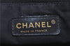 Authentic CHANEL New Travel Line Shoulder Tote Bag Nylon Leather Black 2961E