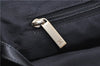 Authentic CHANEL New Travel Line Shoulder Tote Bag Nylon Leather Black 2961E