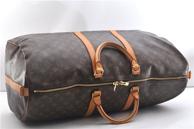 Authentic Louis Vuitton Monogram Keepall Bandouliere 60 M41412 Boston Bag 2961F