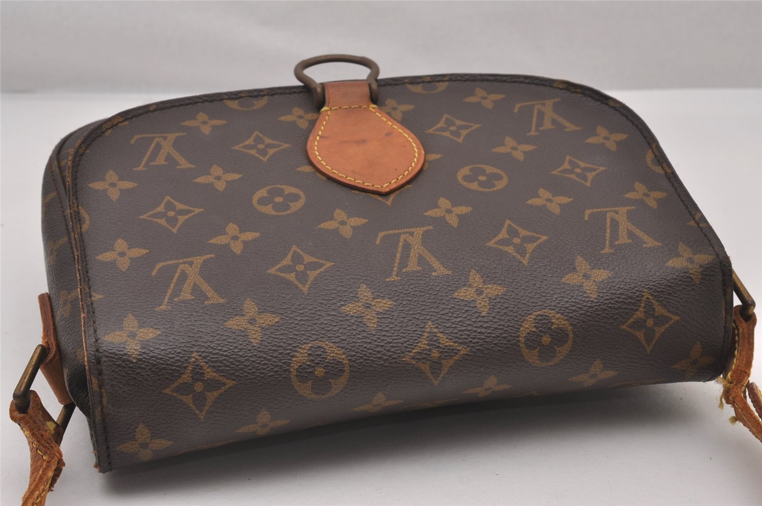 Authentic Louis Vuitton Monogram Saint Cloud GM M51242 Shoulder Cross Bag 2961I