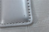 Authentic CHANEL New Travel Line Shoulder Tote Bag Nylon Leather Silver 2962E