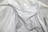 Authentic CHANEL New Travel Line Shoulder Tote Bag Nylon Leather Silver 2962E