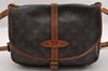 Authentic Louis Vuitton Monogram Saumur 30 Shoulder Cross Bag M42256 LV 2962I