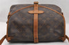 Authentic Louis Vuitton Monogram Saumur 30 Shoulder Cross Bag M42256 LV 2962I