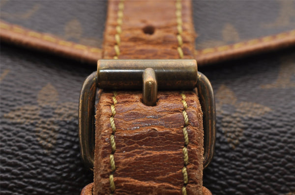 Authentic Louis Vuitton Monogram Saumur 30 Shoulder Cross Bag M42256 LV 2962I