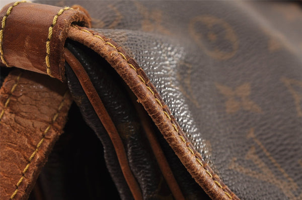 Authentic Louis Vuitton Monogram Saumur 30 Shoulder Cross Bag M42256 LV 2962I