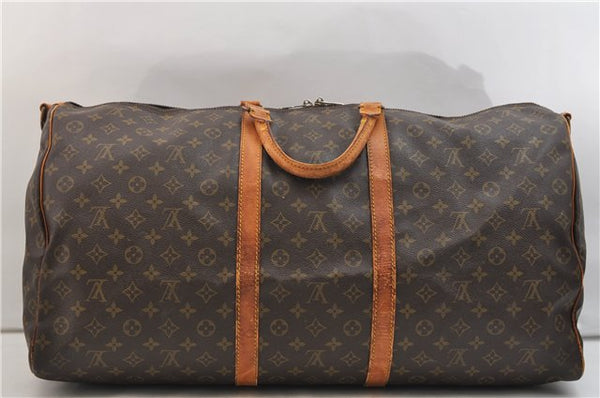 Auth Louis Vuitton Monogram Keepall Bandouliere 60 Boston Bag M41412 Junk 2963E