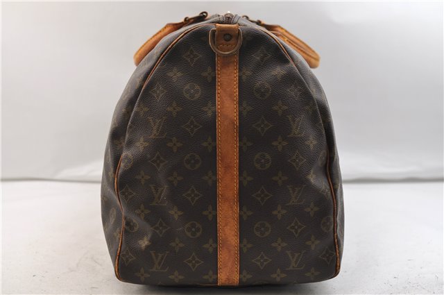 Auth Louis Vuitton Monogram Keepall Bandouliere 60 Boston Bag M41412 Junk 2963E