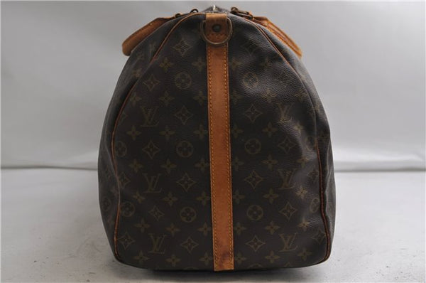 Auth Louis Vuitton Monogram Keepall Bandouliere 60 Boston Bag M41412 Junk 2963E