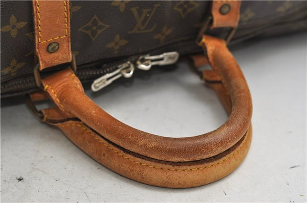 Auth Louis Vuitton Monogram Keepall Bandouliere 60 Boston Bag M41412 Junk 2963E