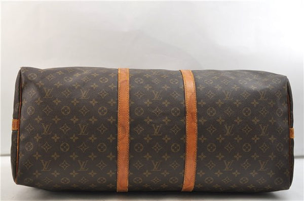 Auth Louis Vuitton Monogram Keepall Bandouliere 60 Boston Bag M41412 Junk 2963E