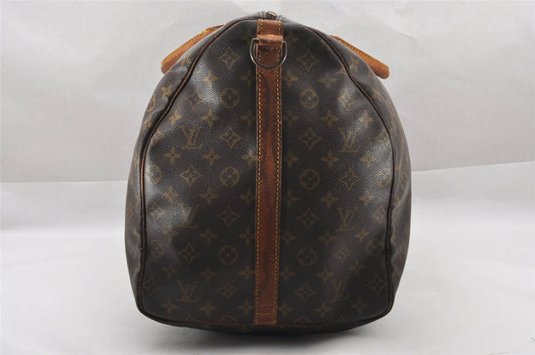 Authentic Louis Vuitton Monogram Keepall Bandouliere 60 M41412 Boston Bag 2963I