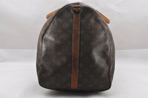 Authentic Louis Vuitton Monogram Keepall Bandouliere 60 M41412 Boston Bag 2963I