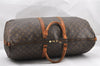 Authentic Louis Vuitton Monogram Keepall Bandouliere 60 M41412 Boston Bag 2963I