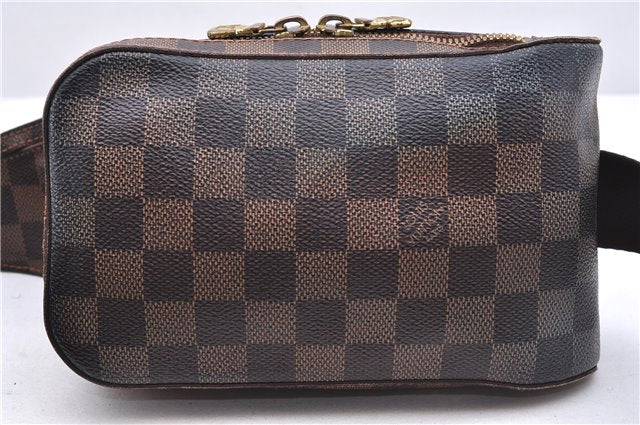 Authentic Louis Vuitton Damier Geronimos Waist Body Bag N51994 LV 2964E