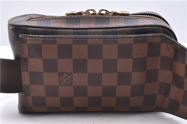 Authentic Louis Vuitton Damier Geronimos Waist Body Bag N51994 LV 2964E