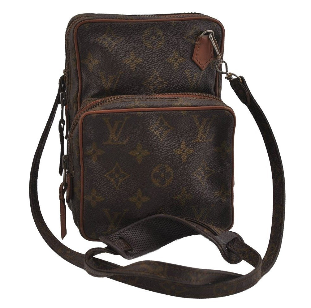 Authentic Louis Vuitton Monogram Amazone Shoulder Cross Body Bag Old Model 2965I
